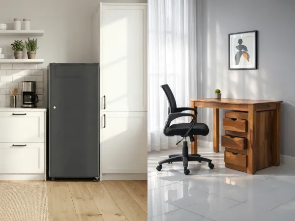 Fridge with Alexa Study Set Combo